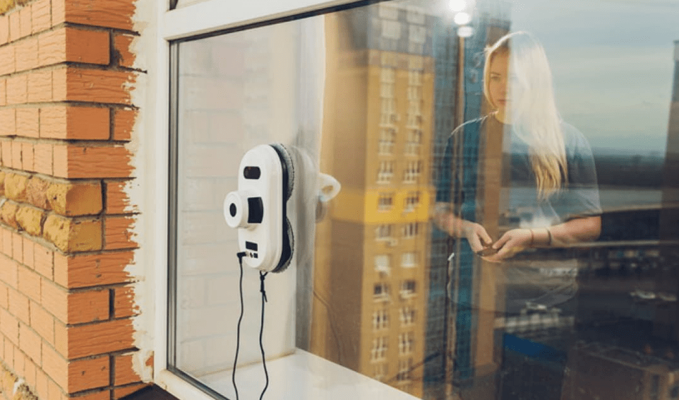 Robot nettoyeur de vitres électrique avec jet d'eau ultrasonique, Machine  intelligente de nettoyage de vitres, dispositif de nettoyage de vitres